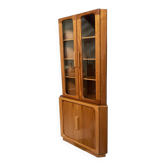 Danish Teak corner cabinet with showcase by Vantinge