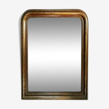 Miroir doré XIXème siècle