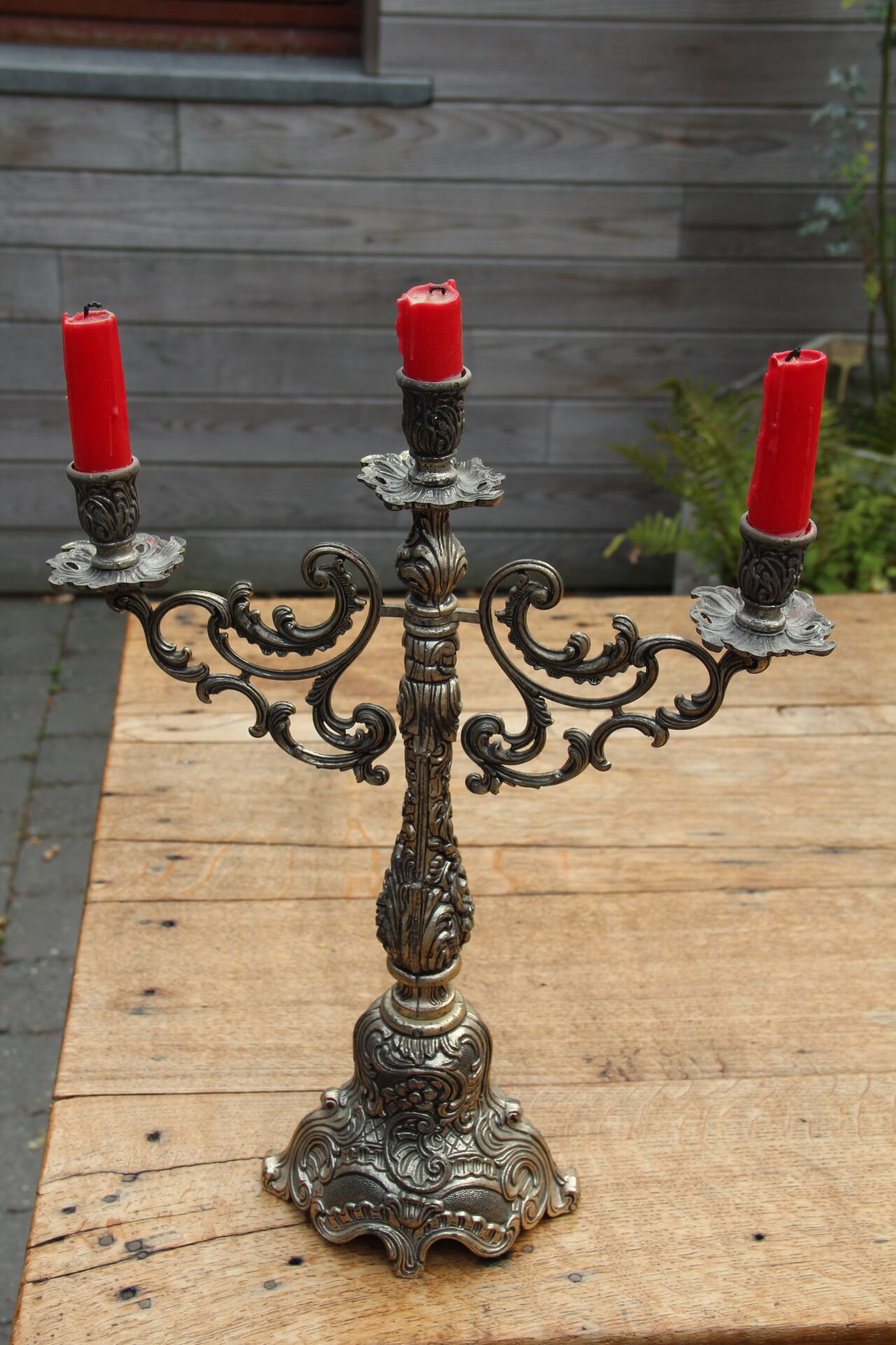 3-arm chandelier, regency style