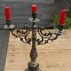 3-arm chandelier, regency style