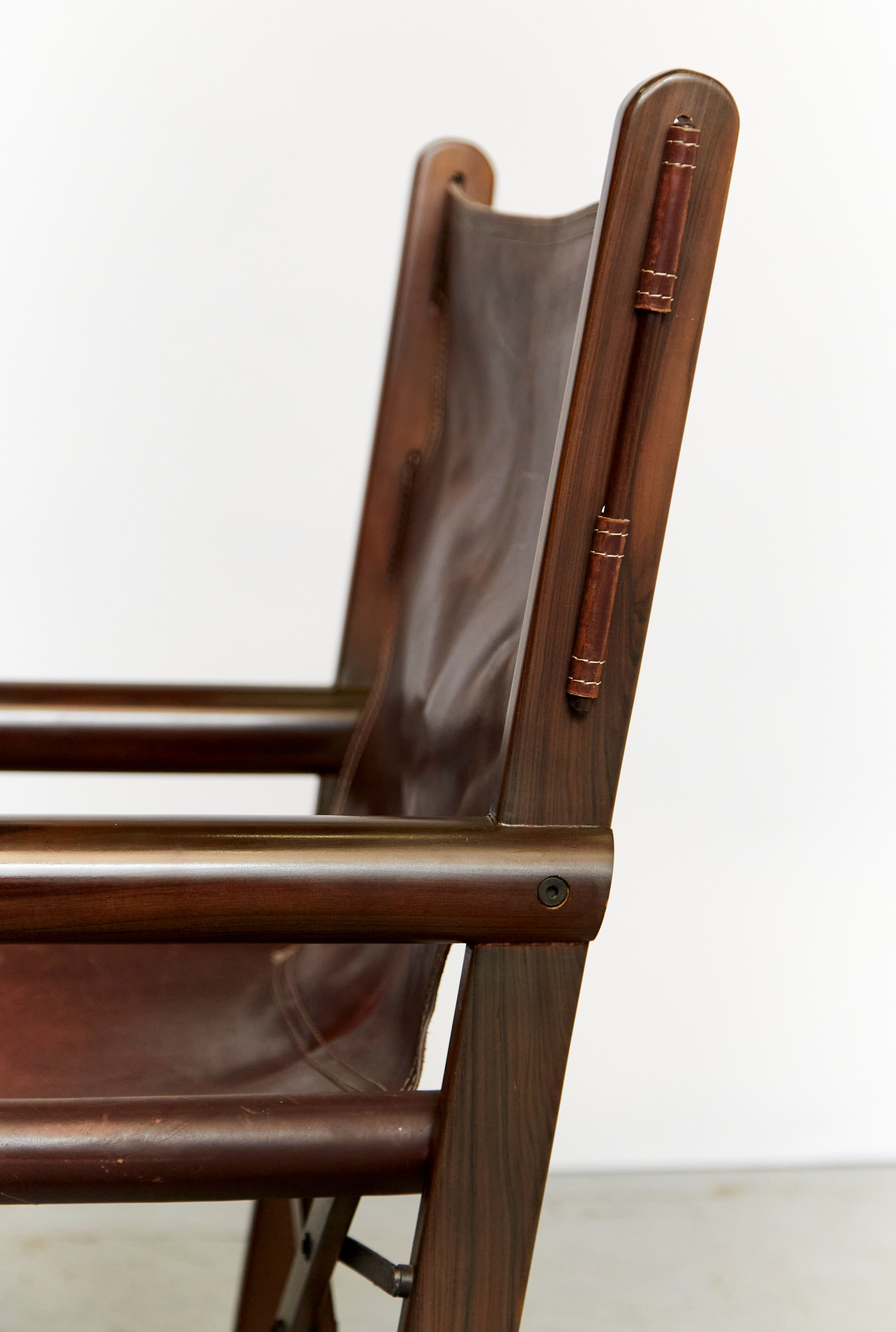 Sergio rodriguez folding chair & ottomane for oca