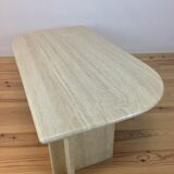 Travertine coffee table