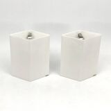 Rare Stilux Milano Model Grosseto, pair of perspex sconces from 60s