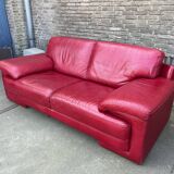Canapé Natuzzi. Cuir véritable.
