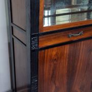 Vitrine / bibliothèque d'appui époque Art Déco en palissandre et bois