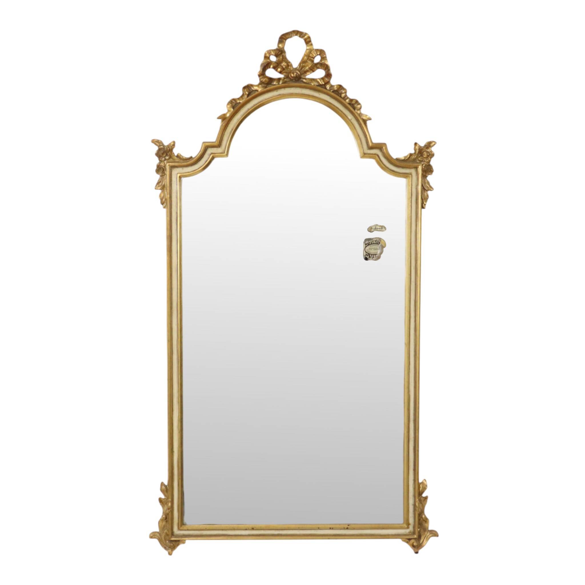 Baroque Style Deknudt Gold Leaf Mirror Classic Design 108cm