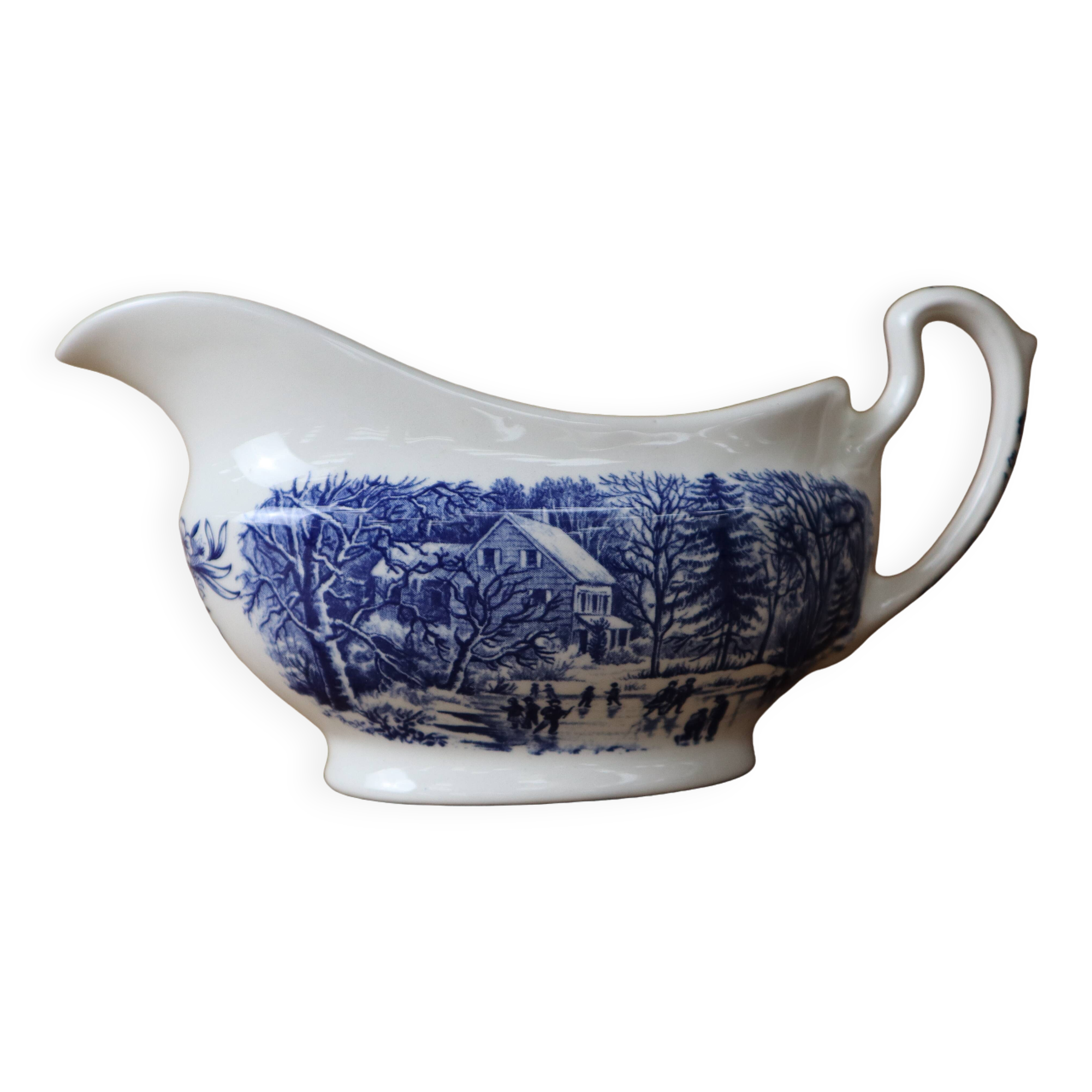 Old English Churchill "early winter" sauce boat