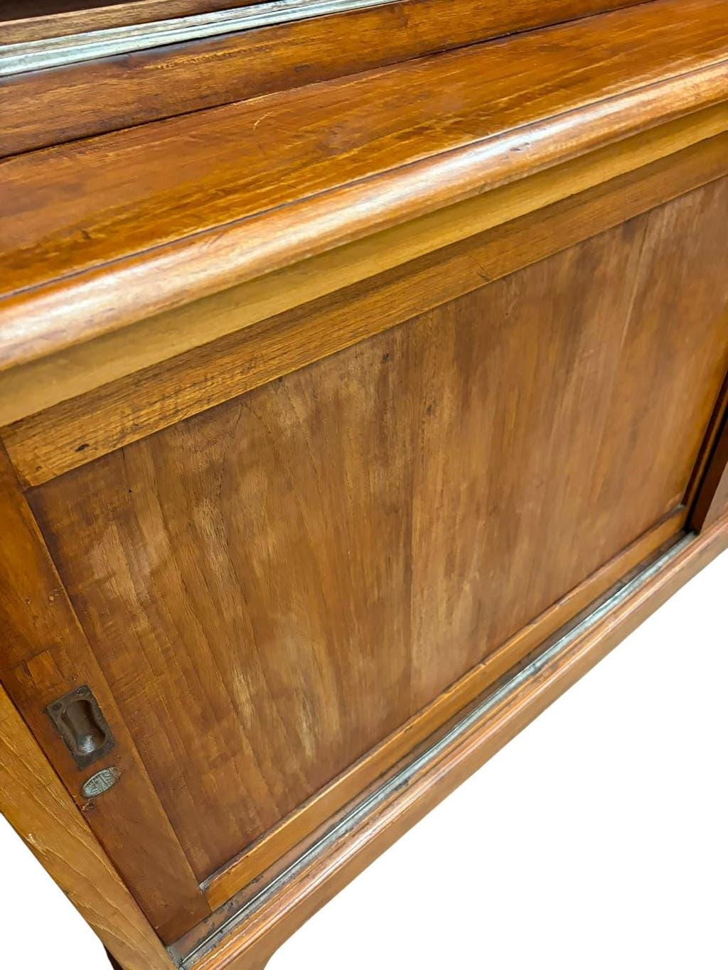 XL vintage display cabinet / bookshelf / apothecary cabinet