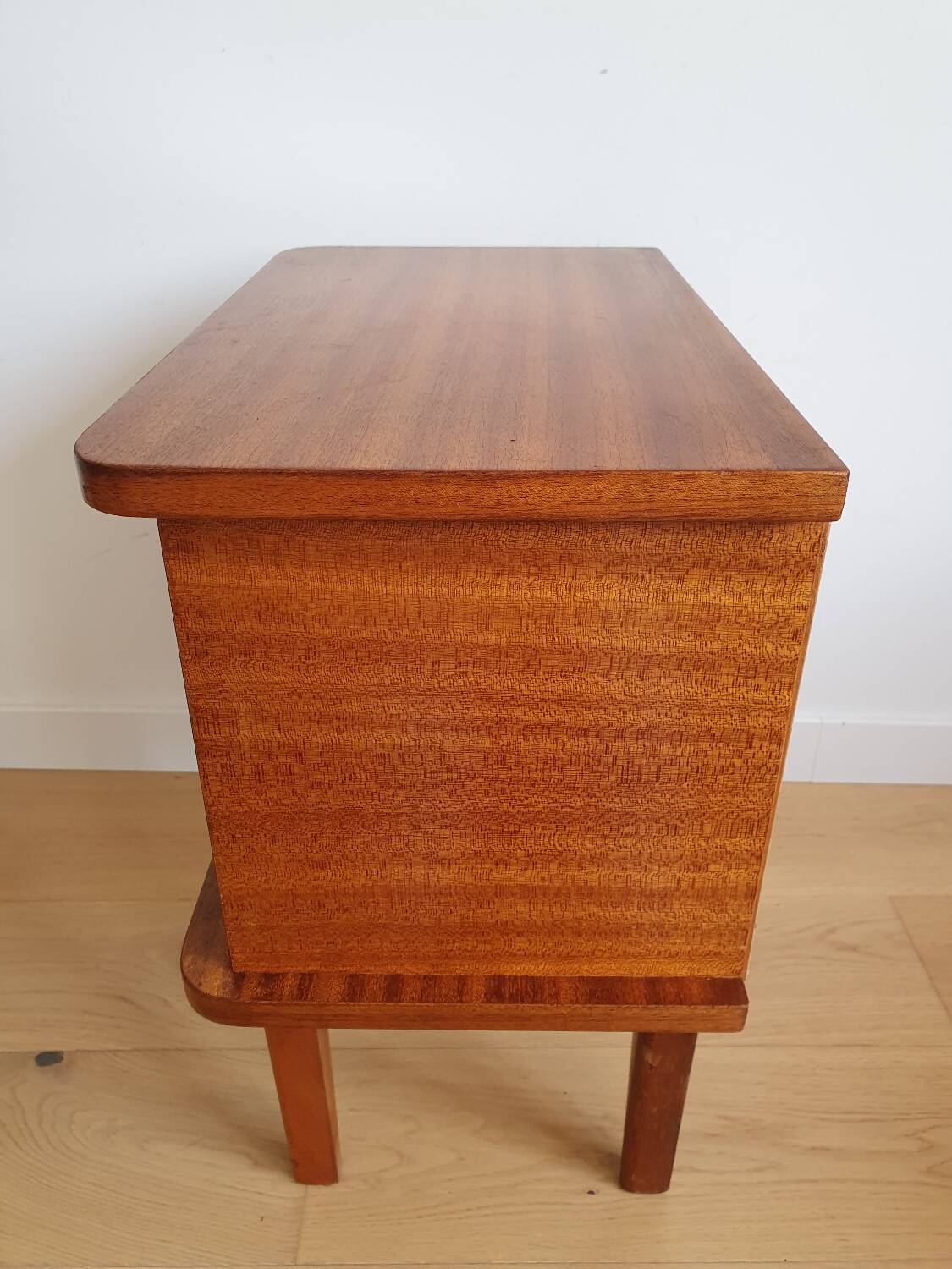 Vintage teak bedside table