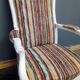 Fauteuil voltaire blanc