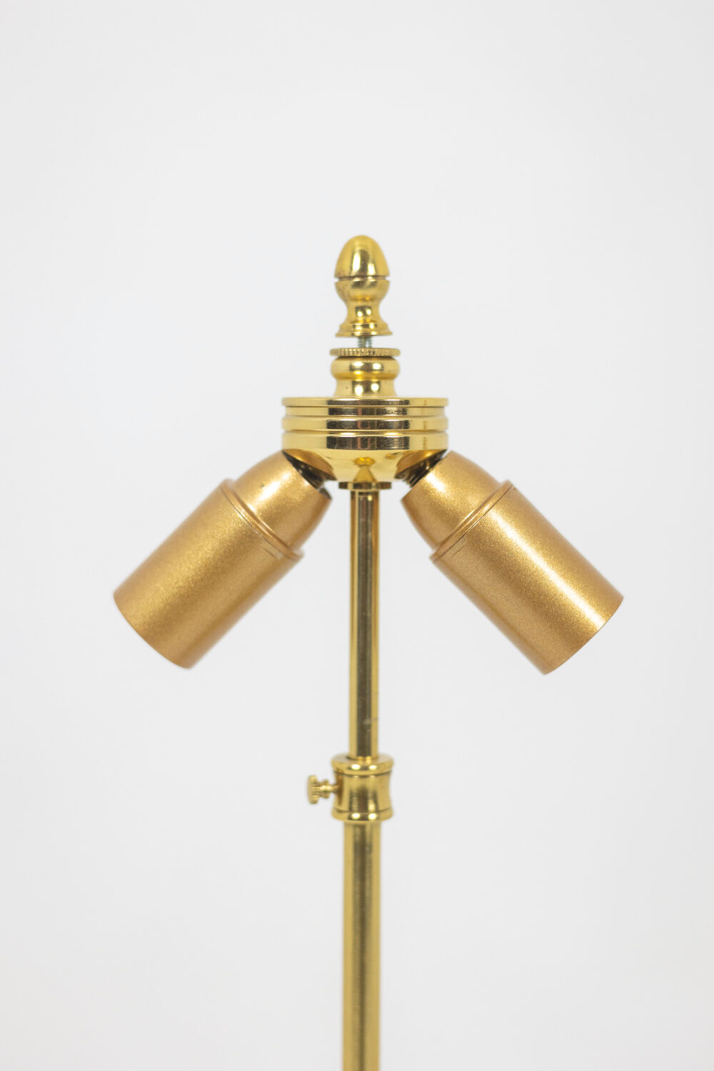 Pair of lamps in metal and bronze circa 1880