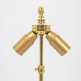 Pair of lamps in metal and bronze circa 1880