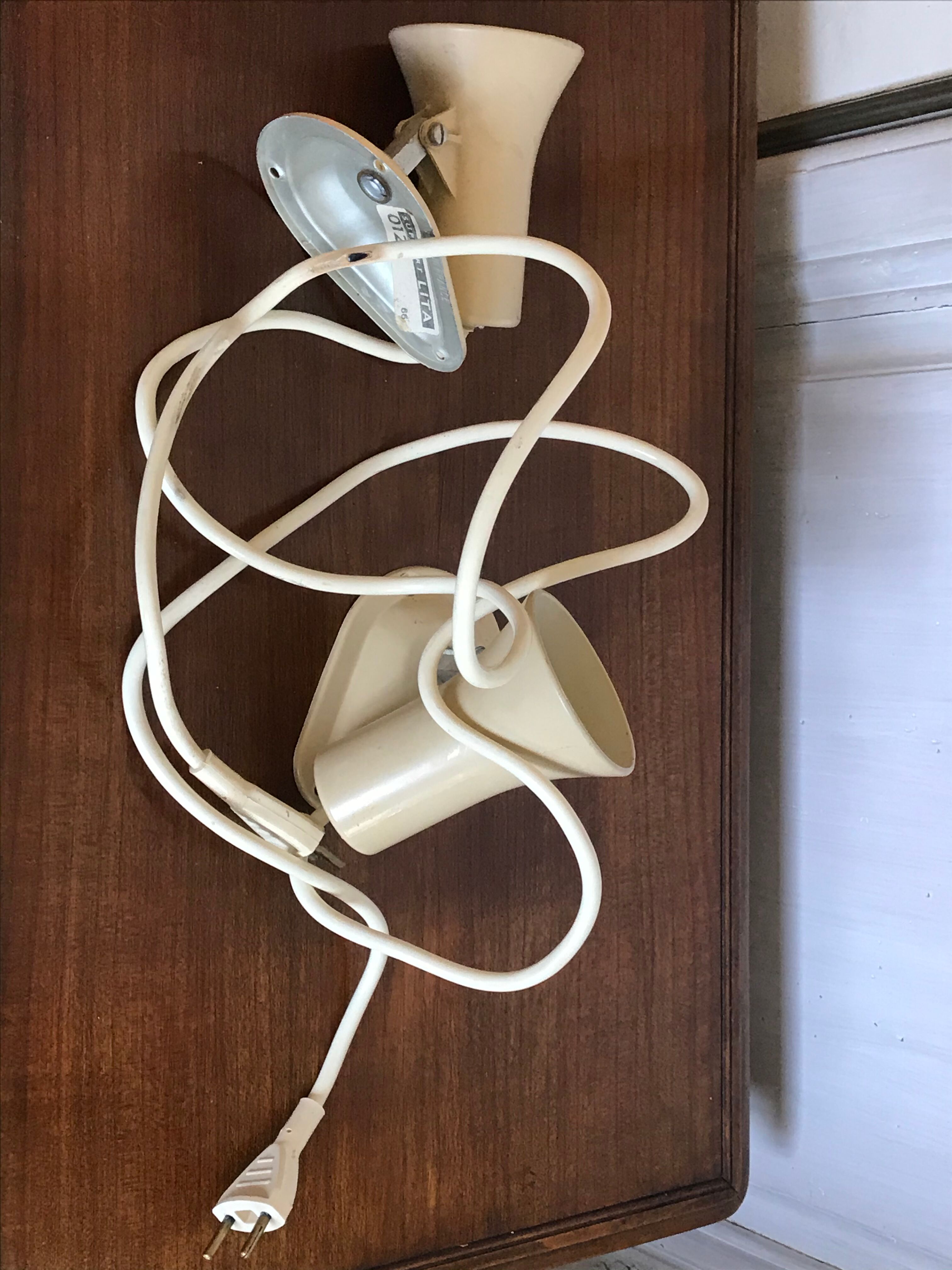 Pair of vintage Lita wall light