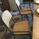 Lot de 6 chaises bois et fer