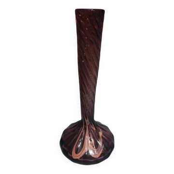 Vase en verre soufflé