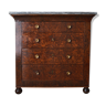 Charles X Cchest of drawers in Cedar Magnifier circa 1830
