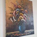 Tableau toile bouquet de fleurs