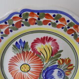 Numbered Henriot Quimper plate