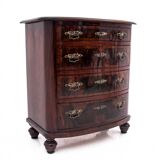 Walnut chest of drawers, Northern Europe, circa 1890. After renovation.