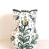 Pitcher with a pinched ceramic beak