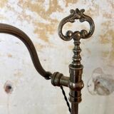 Adjustable gooseneck desk lamp from the 1930s