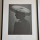 Photographie argentique portrait au chapeau, Roblot, salon 1964 (52x42 cm)