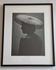 Black and white portrait photography with a hat, Roblot, exhibition 1964 (52x42 cm)