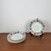 Set of 6 Churchill England soup plates, flower pattern, 1970