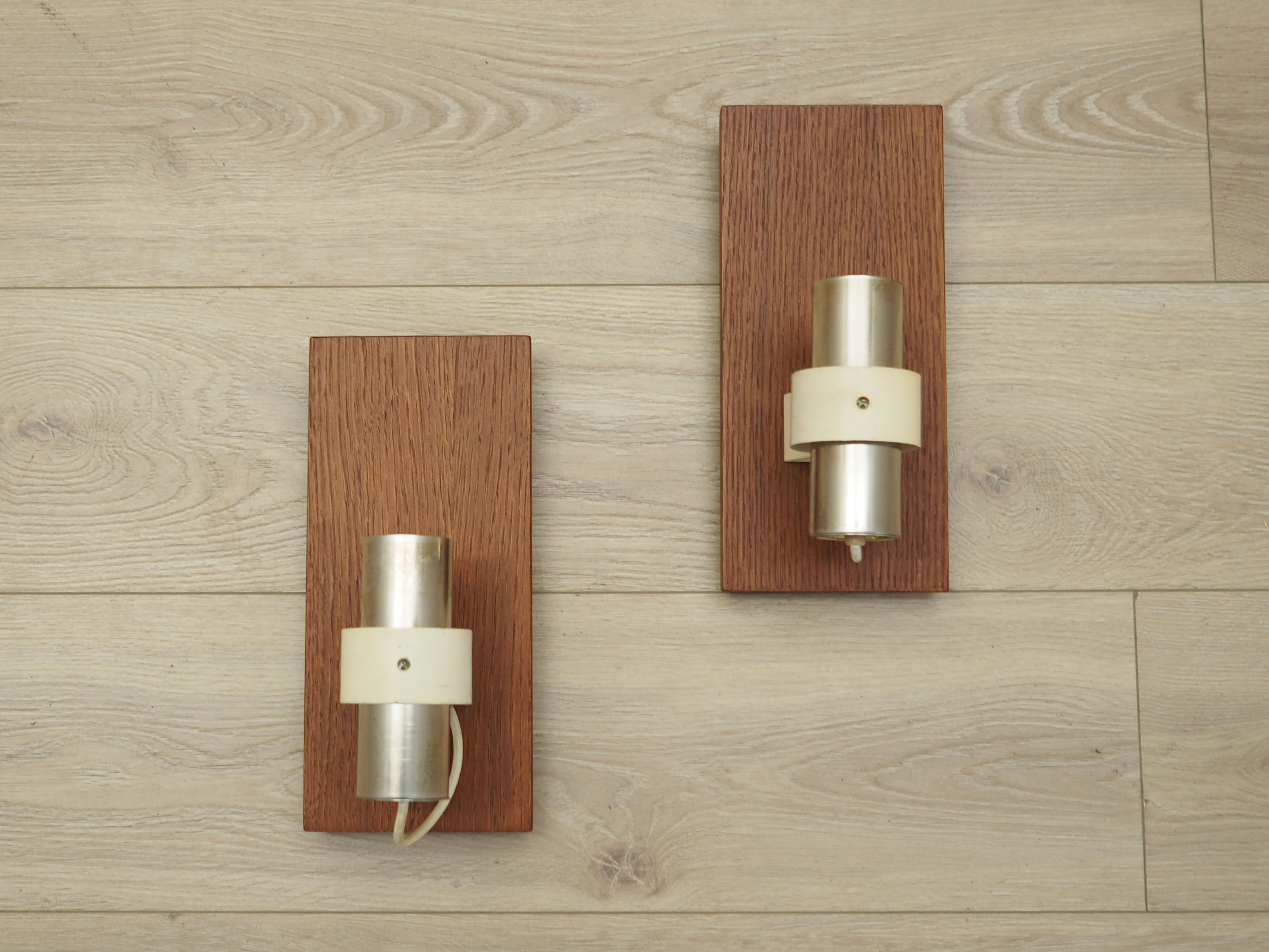 Set of two wall lamps, Danish design, 1960s, Denmark