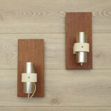 Set of two wall lamps, Danish design, 1960s, Denmark