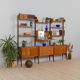 Armoire de barre murale indépendante scandinave Ergo et 3 armoires et avec 7 étagères, par John