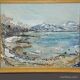Alexander Michael - Lake Chiemsee in Bavaria oil on canvas 1982