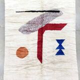 Tapis beni ouarin fait main traditionnelle taille 150 x 250 cm