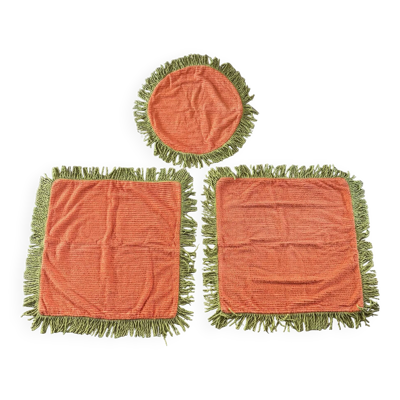 Housses de coussins en tissus chenille - Ref 1331