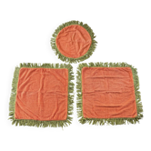 Housses de coussins en tissus chenille - Ref 1331