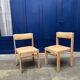 2 chaises dans le goût regain 1960's