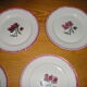 Service de table de 10 assiettes plates et 10 creuses Badonviller