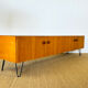 1960s minimalist Scandinavian teak sideboard