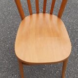 Set of 4 mismatched bistro chairs