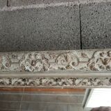 Old patinated mirror 86 X 62 cm