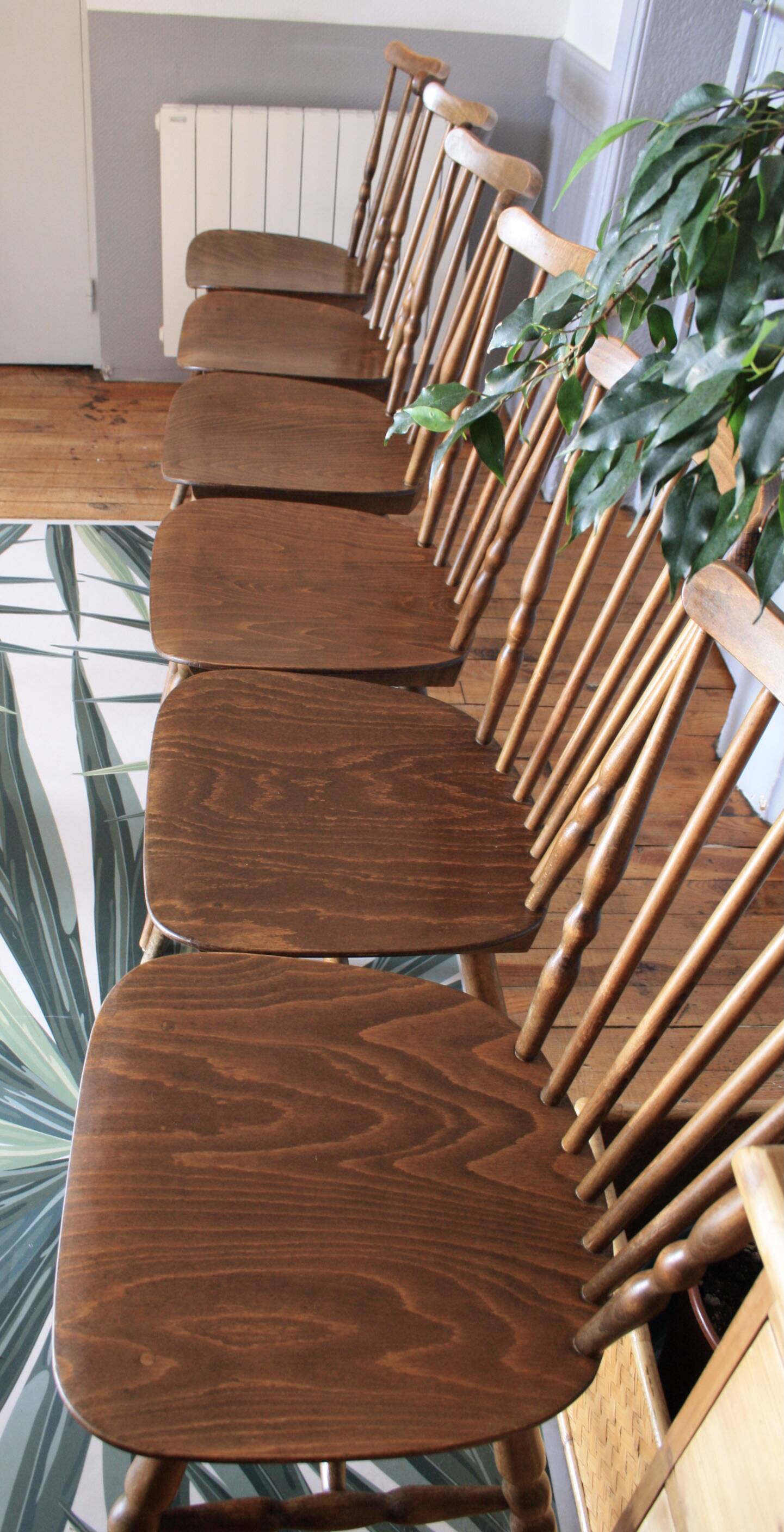 Set of 4 Tacoma Baumann bistro chairs