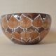Cup with stylized leaf decoration by Jean-Claude Malarmey