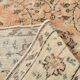 7x10 Vintage Peach Salmon Large Area Turkish Vintage Rug, 210x301 Cm