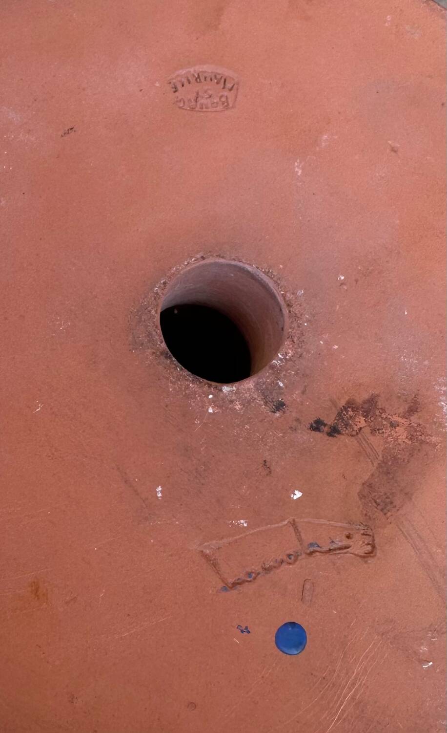 Pelican sculpture in cloisonné enamel ceramic by Émile Masson circa 1960