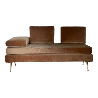Sofa bed daybed vintage velvet