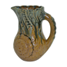 Sandstone pitcher decorated with coils