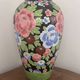 Large Keramis vase – Art Deco period with Peony motif – A splendour