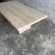 Table basse italienne en travertin – années 1970