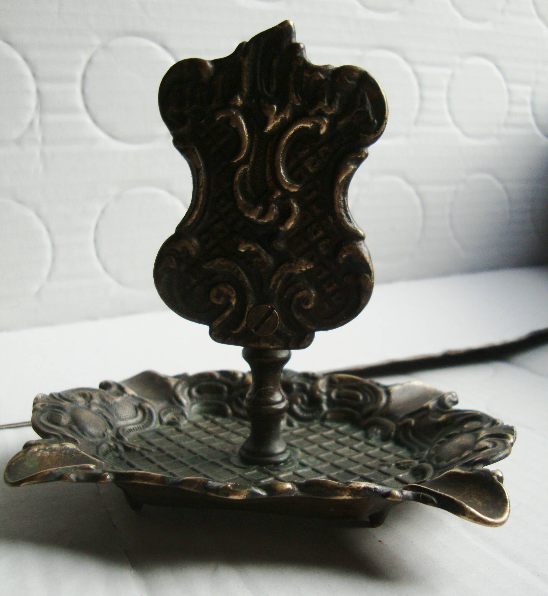 Brass pyrogen support brass matchbox registered model
