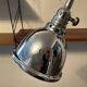 Medical or workshop floor lamp from the 1950s-60s in chrome metal.